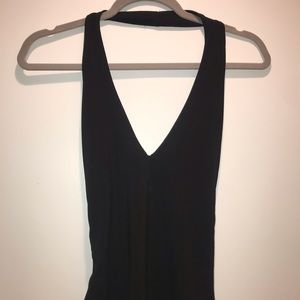 BACKLESS V NECK BODYSUIT